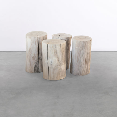 Tabouret design original - on_17 - Silvio Rohrmoser - en bois massif / en frêne / avec piètement en frêne