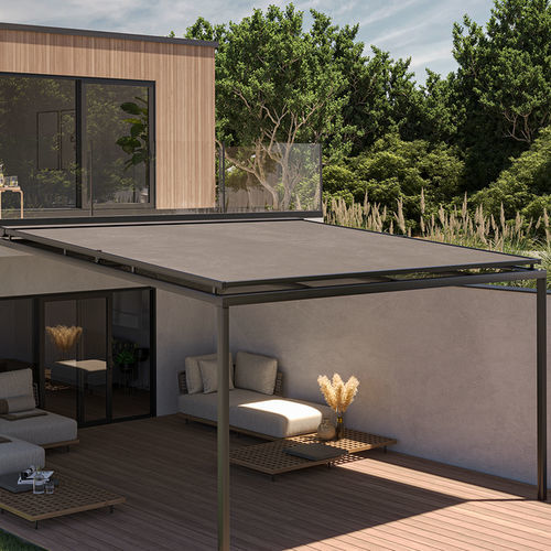 Store banne vertical - SOLEYA PROTECT  - HELLA - motorisé / professionnel / de terrasse