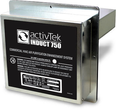 Purificateur d'air à poser - INDUCT 750 - activTek Environmental