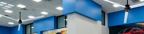 Ventilateur de plafond professionnel - AVD3 - MacroAir Technologies Inc. - en plastique