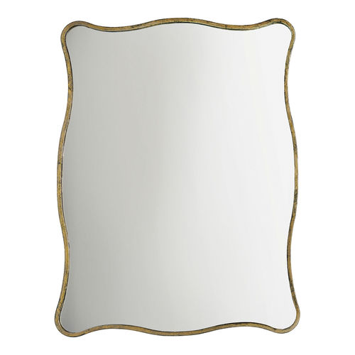 Miroir mural - ELOISE - BLANC D'IVOIRE - à poser / classique / courbé