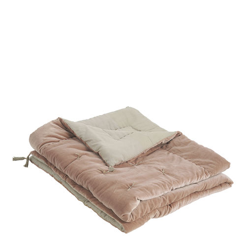 Linge de lit en coton - MATTEO - BLANC D'IVOIRE - en lin / en velours