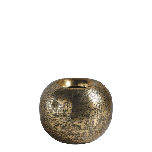 Vase classique - DELANO - BLANC D'IVOIRE - en aluminium / en laiton / fait main