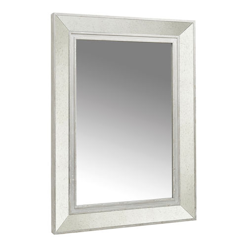 Miroir mural - MARIETTE - BLANC D'IVOIRE - à poser / classique / rectangulaire