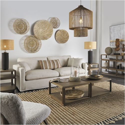 Table basse classique - MATEO - BLANC D'IVOIRE - en chêne / en bois massif / en placage de bois