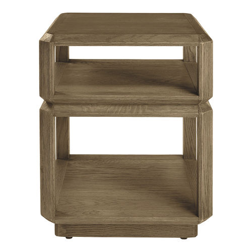 Table d'appoint classique - MATEO - BLANC D'IVOIRE - en chêne / en bois massif / en placage de bois
