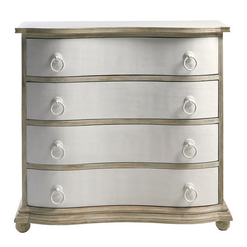 Commode classique - MARCELLE - BLANC D'IVOIRE - en MDF laqué / en contreplaqué / fait main