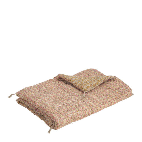 Matelas futon simple - FLORA - BLANC D'IVOIRE - rose / multicolore / professionnel