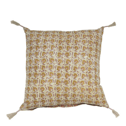 Coussin carré - FLORA - BLANC D'IVOIRE - à motif / résidentiel / professionnel