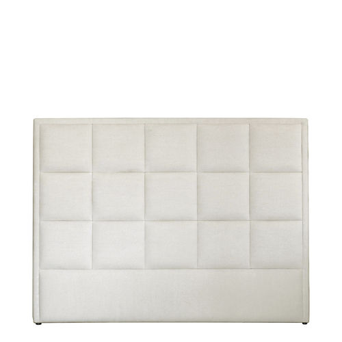 Tête de lit pour lit double - ISABELLE - BLANC D'IVOIRE - contemporaine / en coton / en lin