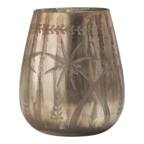 Vase classique - MIRAGE - BLANC D'IVOIRE - en verre / fait main / de table