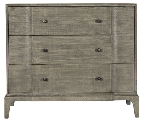 Commode classique - ANA - BLANC D'IVOIRE - en chêne / fait main / 3 tiroirs