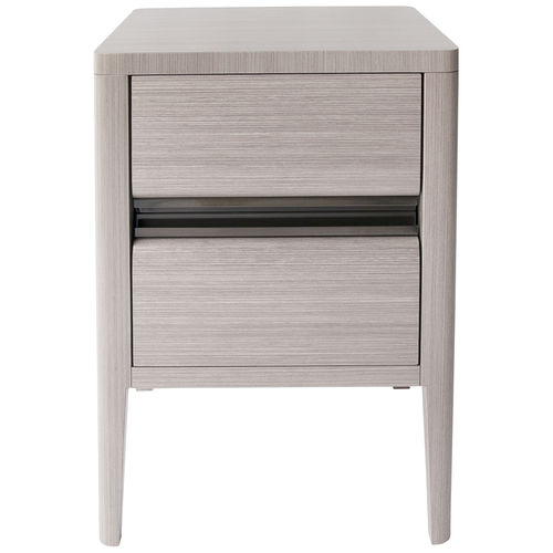 Table de chevet contemporaine - Decorus - en bois massif / avec piètement en bois massif / carrée