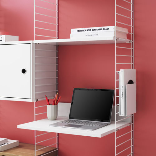 Étagère modulable - MEDIA - STRING FURNITURE - contemporaine / en MDF laqué / de salon