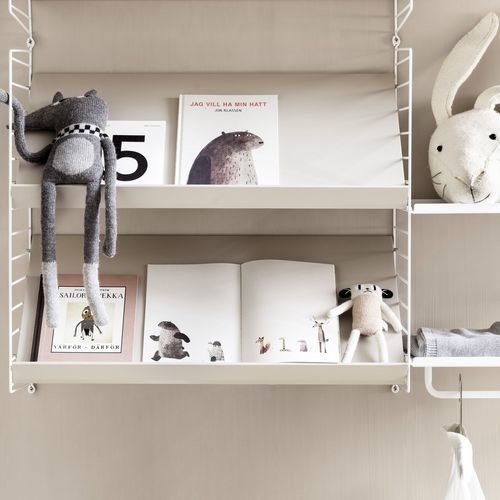 Étagère murale - STRING FURNITURE - porte-revues / contemporaine / en frêne