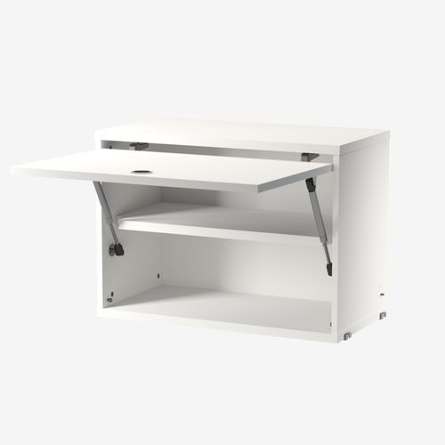 Meuble de rangement mural - STRING FURNITURE - contemporain / en MDF laqué / blanc