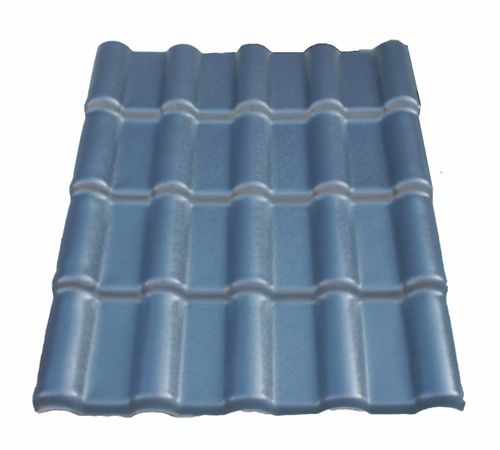 Toiture en résine - PMMA/PVC - JL720 GREY - Laizhou JIELI Industry Co.,LTD - aspect tuile / ondulée
