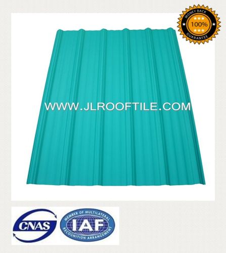 Couverture en plaques en PVC - HEAT AND SOUND INSULATION ROOFING MATERIAL - Laizhou JIELI Industry Co.,LTD - ondulée
