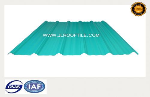 Couverture en plaques en PVC - 3 LAYERS UPVC ROOF TILE - Laizhou JIELI Industry Co.,LTD - ondulée