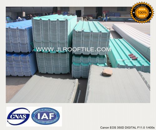 Couverture en plaques en PVC - JIELI PVC WAREHOUSE ROOFING MATERIAL - Laizhou JIELI Industry Co.,LTD - ondulée