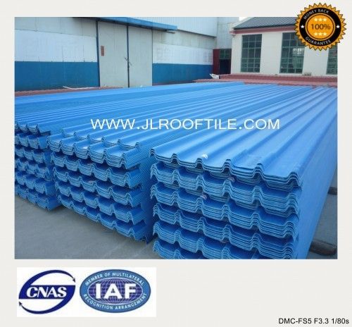 Couverture en plaques en PVC - JIELI PVC FACTORY ROOF SHEET - Laizhou JIELI Industry Co.,LTD - ondulée