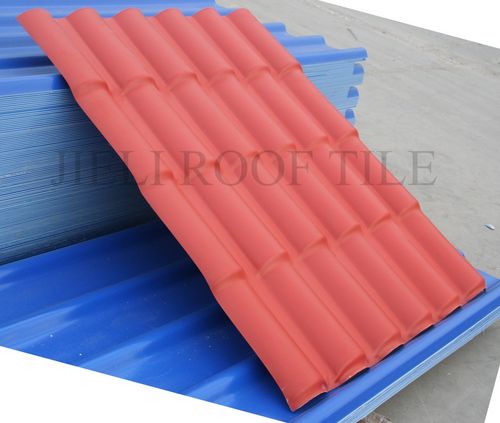 Toiture en résine - JIELI RESIN ROMA ROOF SHEET - Laizhou JIELI Industry Co.,LTD - aspect tuile / ondulée