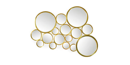 Miroir mural - DOME - Bat Eye - contemporain / rond / en laiton