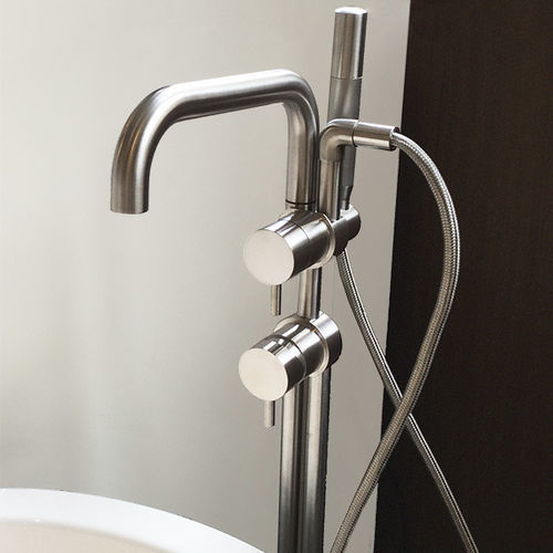 Mitigeur de baignoire - STIRIANA 6780400T - MINA Rubinetterie - au sol / en acier inoxydable / 1 trou