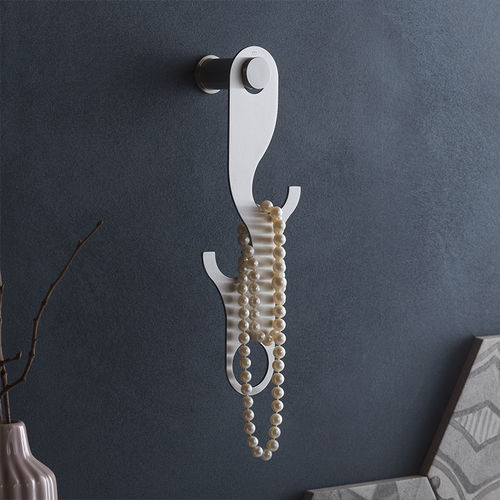 Patère contemporaine - EMME 1560 - MINA Rubinetterie - en inox / double