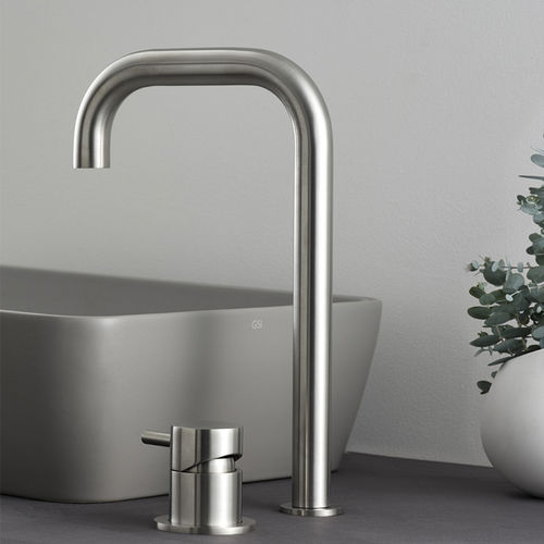 Mitigeur de vasque - STIRIANA 6400_6190 - MINA Rubinetterie - à poser / en inox / 2 trous