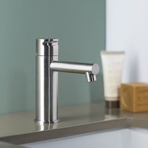 Mitigeur de vasque - GIOTTO 7150 - MINA Rubinetterie - à poser / en inox / 1 trou