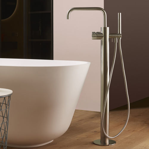 Mitigeur pour baignoire - SYNTH 4780700XT - MINA Rubinetterie - en îlot / en acier inoxydable / 1 trou