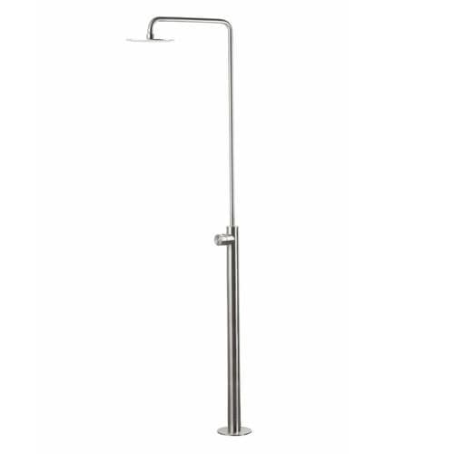 Colonne de douche professionnelle - SYNTH 40801T - MINA Rubinetterie - en inox / brossée / sur pied