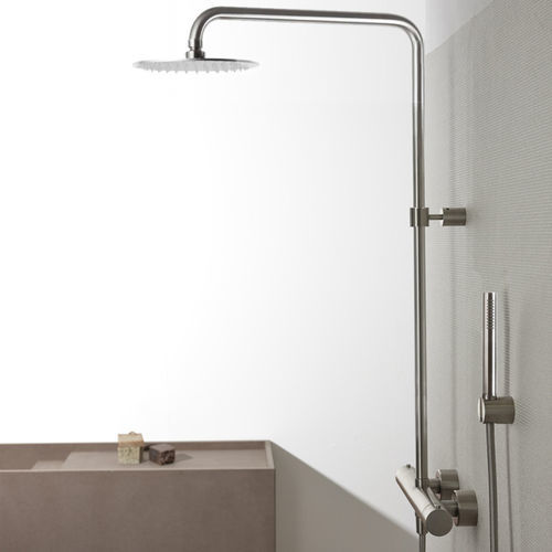 Colonne de douche professionnelle - SYNTH 2M40 - MINA Rubinetterie - avec douche à main