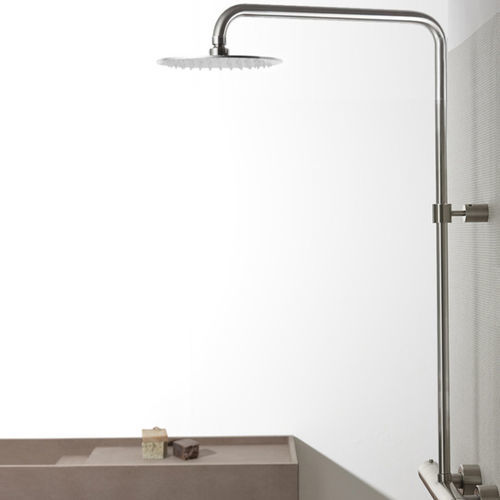Colonne de douche thermostatique - SYNTH TH340 - MINA Rubinetterie - professionnelle / en inox / brossée