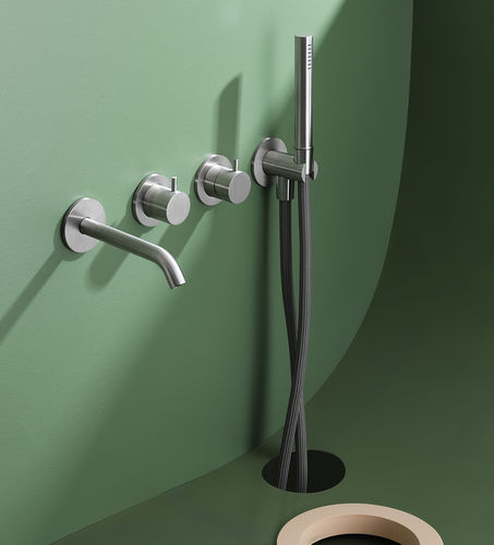 Mitigeur pour baignoire - IVI 8016_8900_0825_0700_G50S - MINA Rubinetterie - mural / encastrable / en inox