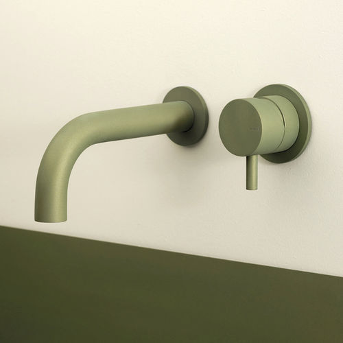 Mitigeur de vasque - STIRIANA 6000_6100 - MINA Rubinetterie - mural / en acier inoxydable / en inox brossé