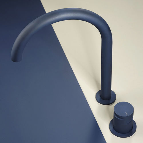 Mitigeur de vasque - GIOTTO G2610_7090 - MINA Rubinetterie - à poser / en acier inoxydable / en inox brossé