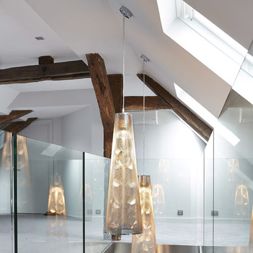 Suspension - FLORAL N°24 - Vidé Creation Paris - en acier inoxydable poli / contemporaine / d'intérieur