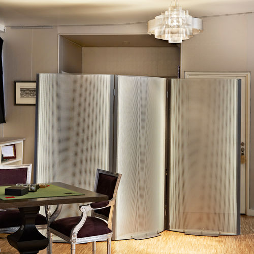 Paravent contemporain - DESIGN N°23A - Vidé Creation Paris - en acier / en acier inoxydable / professionnel