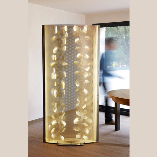 Paravent contemporain - FLORAL N°23B - Vidé Creation Paris - en acier / en acier inoxydable / professionnel