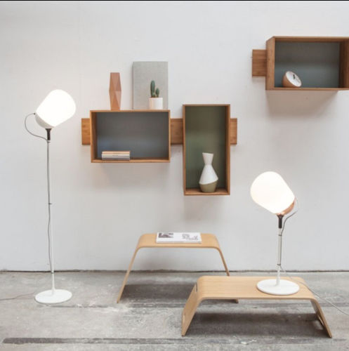 Lampe sur pied - HIPPO - VERTIGO BIRD d.o.o. - en métal / en verre / contemporaine