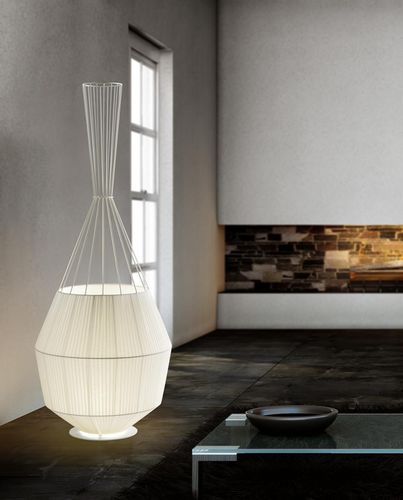 Lampe sur pied - NET - Carlesso - en soie / en métal / contemporaine