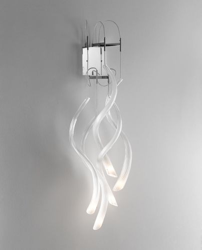 Applique murale design original - PLIET P - Carlesso - d'intérieur / en verre soufflé / à LED