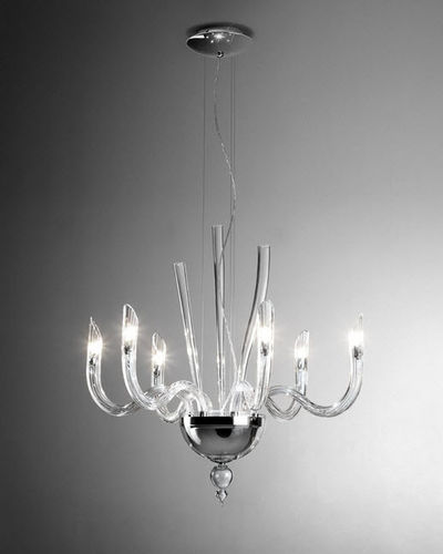 Lustre contemporain - ALNAYR - Carlesso - en verre / en verre soufflé / à incandescence