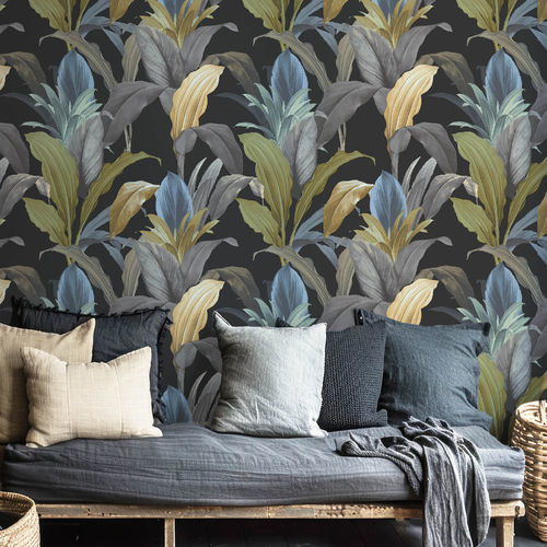 Papier peint contemporain - BOTANY HOUSE : GARDEN - Parato - à motif nature / multicolore / imprimé