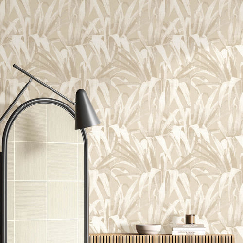 Papier peint contemporain - BOTANY HOUSE : ESOTICA - Parato - à motif nature / vert / beige