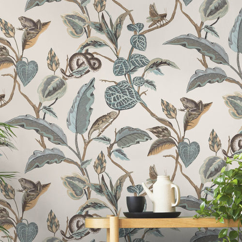 Papier peint contemporain - BOTANY HOUSE : BOTANICA - Parato - à motif nature / à motif floral / multicolore