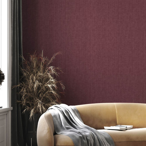 Papier peint contemporain - BOTANY HOUSE : COLORE - Parato - uni / aspect tissu / gris