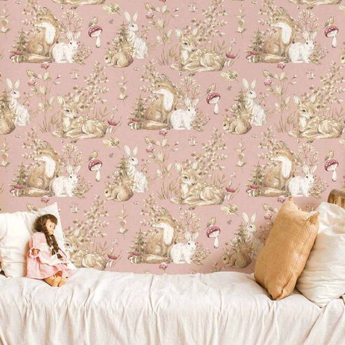 Papier peint contemporain - MiniMe : BOSCO - Parato - à motif nature / à motif animalier / motif pour enfant
